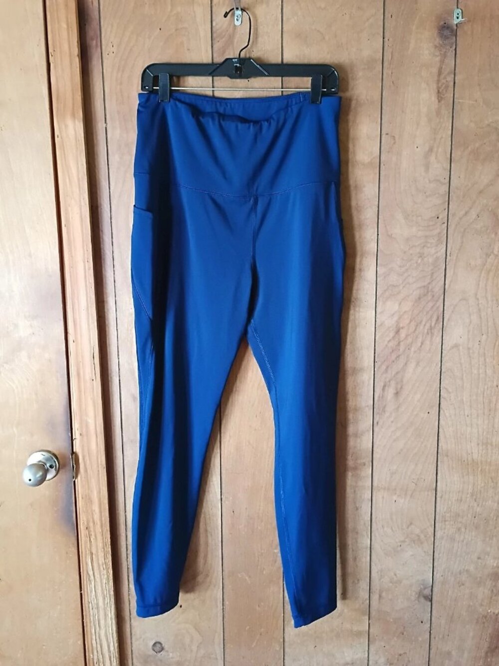 Zelos XL Navy Blue High Rise Leggings Athletic Activewear Polyester Spandex